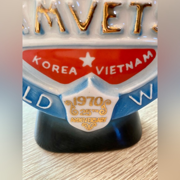 Vintage Jim Beam Whiskey Decanter, 1969, WWII American Vets - Picture 6 of 10